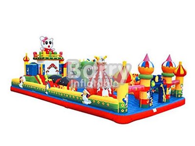 Giant Inflatable Outdoor Playground With Many Types Game In One BY-IP-039